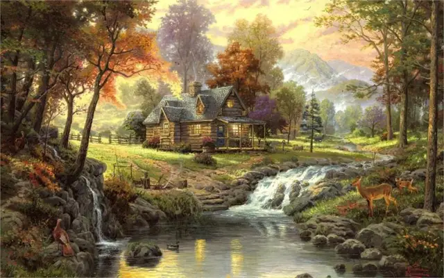 Fallout-Thomas-Kinkade-Paintings-Nature-Landscapes-Trees-Autumn-Fall-Seasonal-Rivers-Animals-4-Sizes-Fabric-Canvas.jpg_640x640.jpg