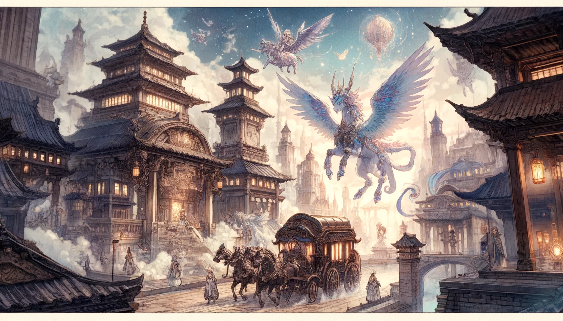 DALL-E-2024-05-04-00-26-18-A-wide-watercolor-style-anime-illustration-of-a-fantastical-ancient-Chine.webp