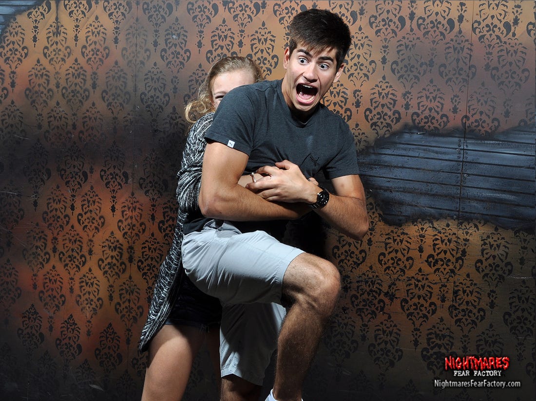 Funny reactions to Nightmares Fear Factory - Business Insider