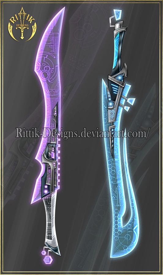 Image result for purple holographic sword