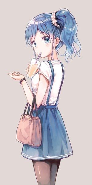 Image result for blue haired anime girl