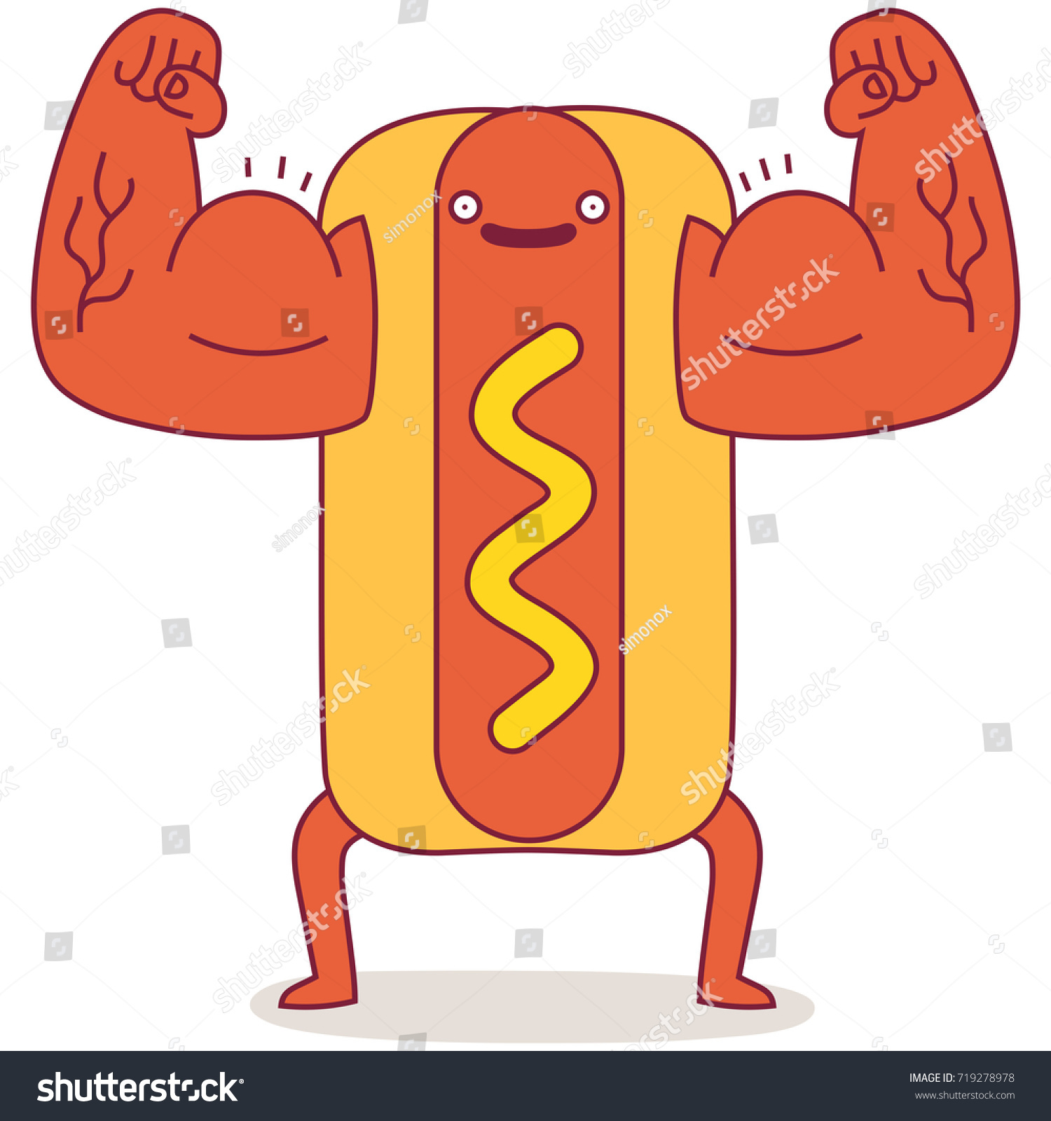 stock-vector-strongman-pose-fast-food-hot-dog-719278978.jpg