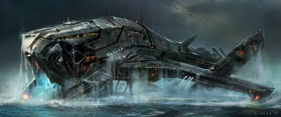 Battleship by stevejungart | Sci-Fi | 2D | CGSociety