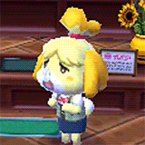 Image result for isabelle worry gif