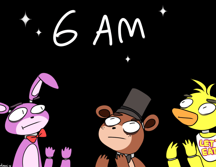 When it hits 6am image - FNaF theories, arts and more! - Indie DB