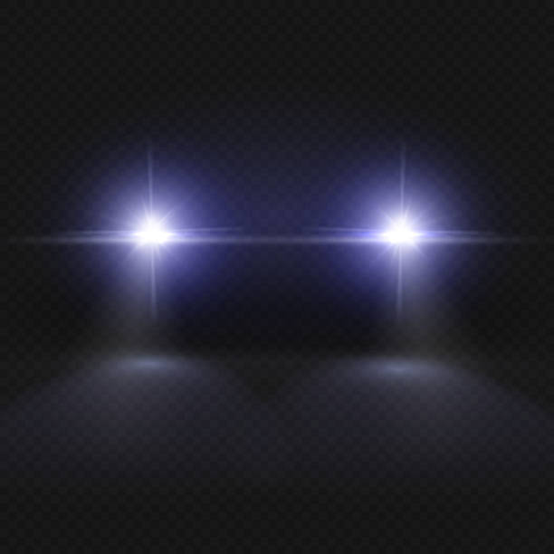 car-headlights-headlamp-glowing-vector-effect-isolated-on-transpatent-vector-id685503432