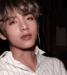 Image result for taehyung grin gif