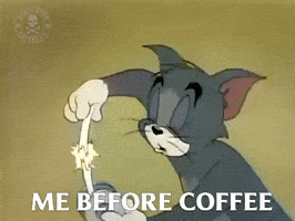 Tired Tom And Jerry GIF by Death Wish Coffee