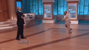 Excited Jump GIF by Steve Harvey TV