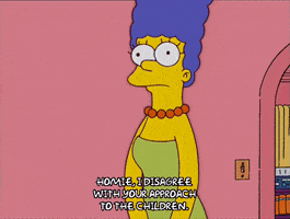 nervous marge simpson GIF