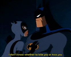Batman Kiss GIF