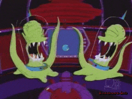 the simpsons laughing GIF