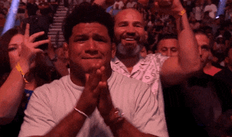 Mixed Martial Arts Applause GIF by UFC