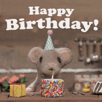 Happy Birthday Miniature GIF by Mouse