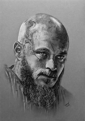 Image result for viking portrait drawing